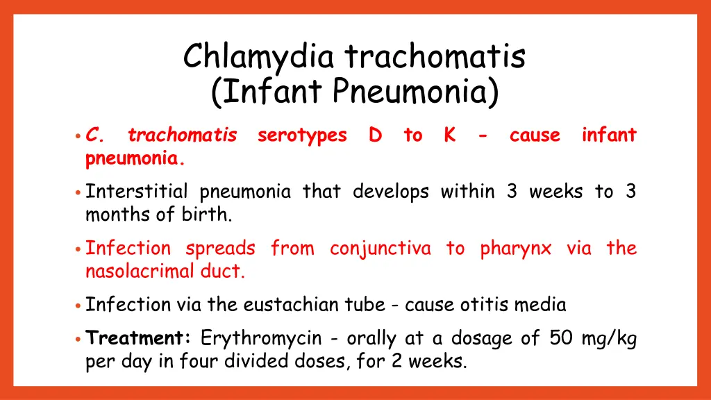 chlamydia trachomatis infant pneumonia