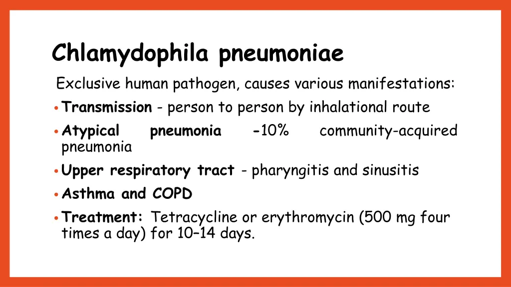chlamydophila pneumoniae exclusive human pathogen
