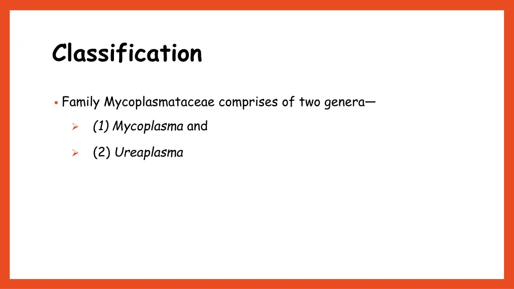 classification