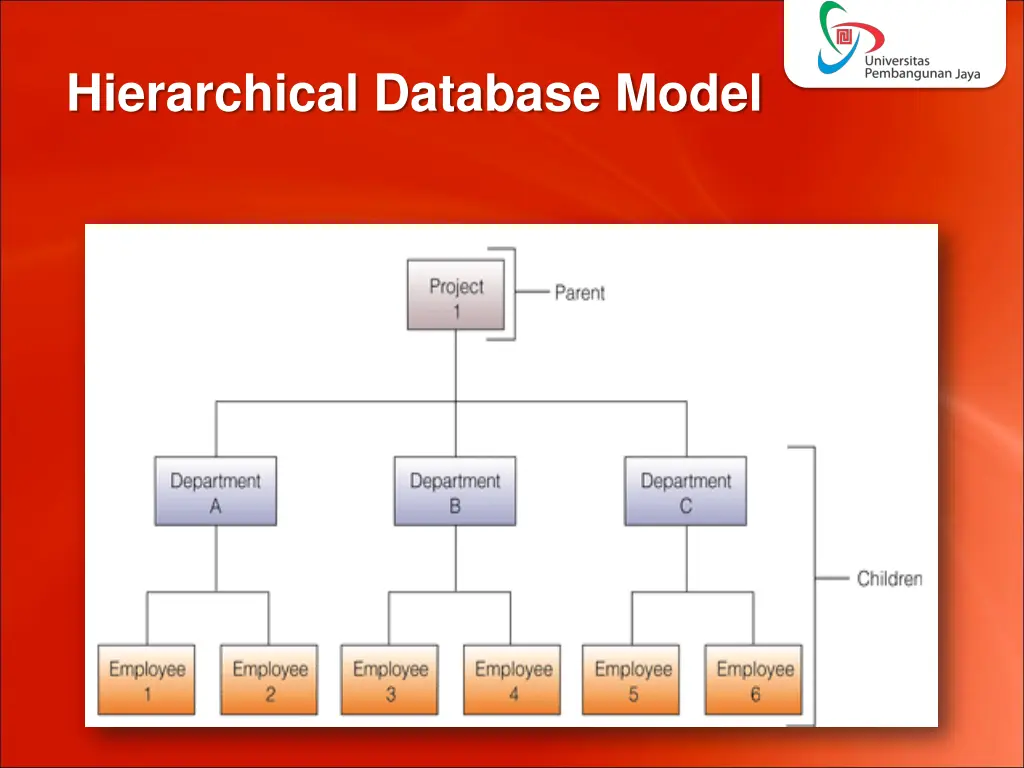 hierarchical database model