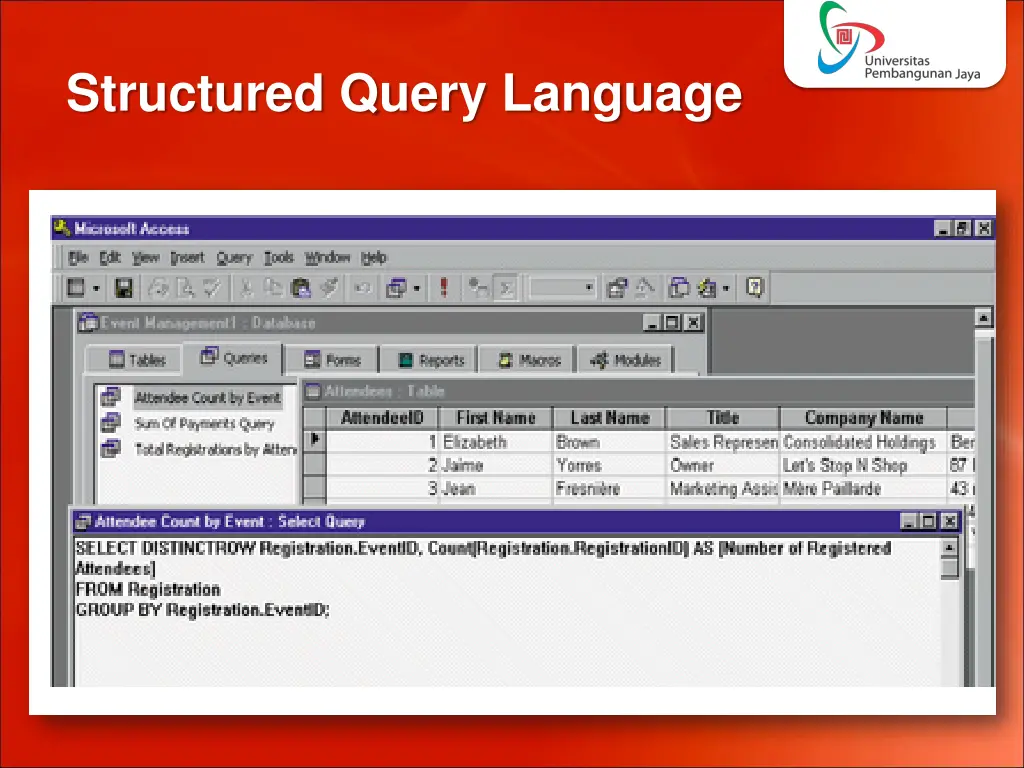 structured query language