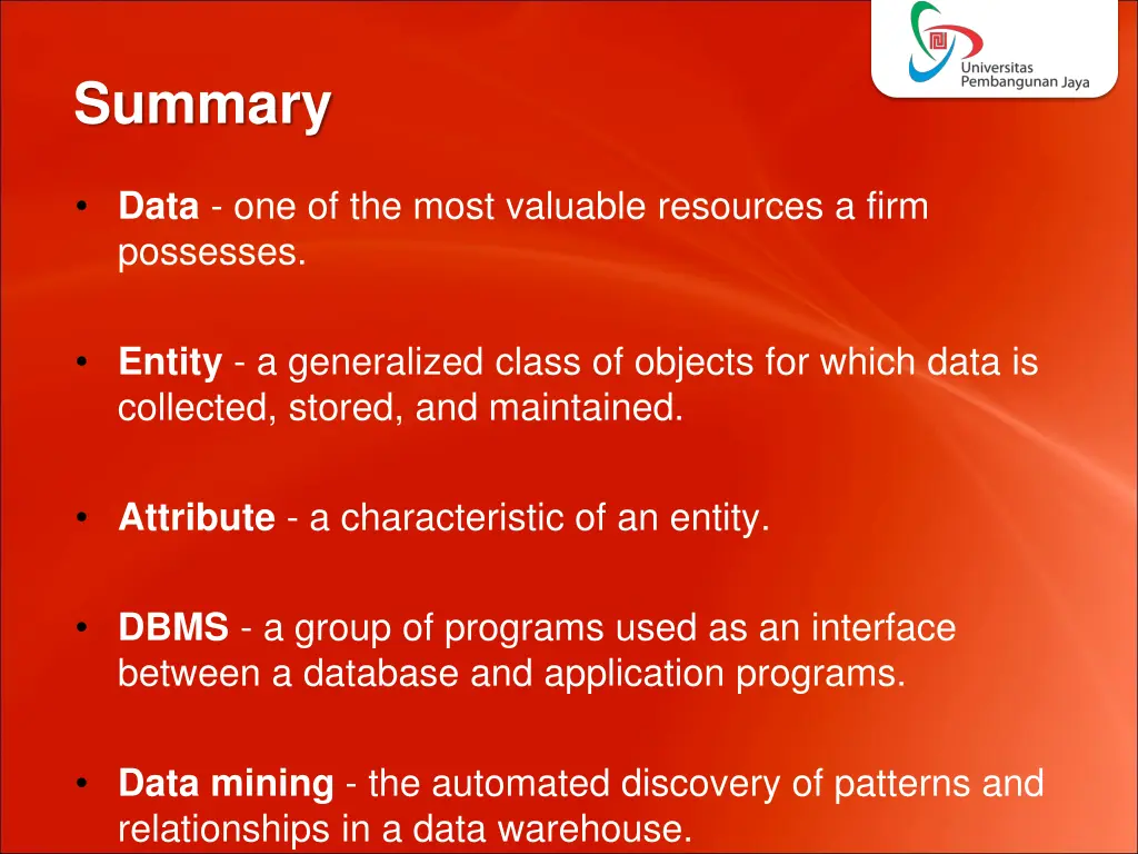 summary