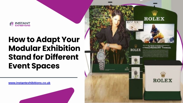 how to adapt your modular exhibition stand