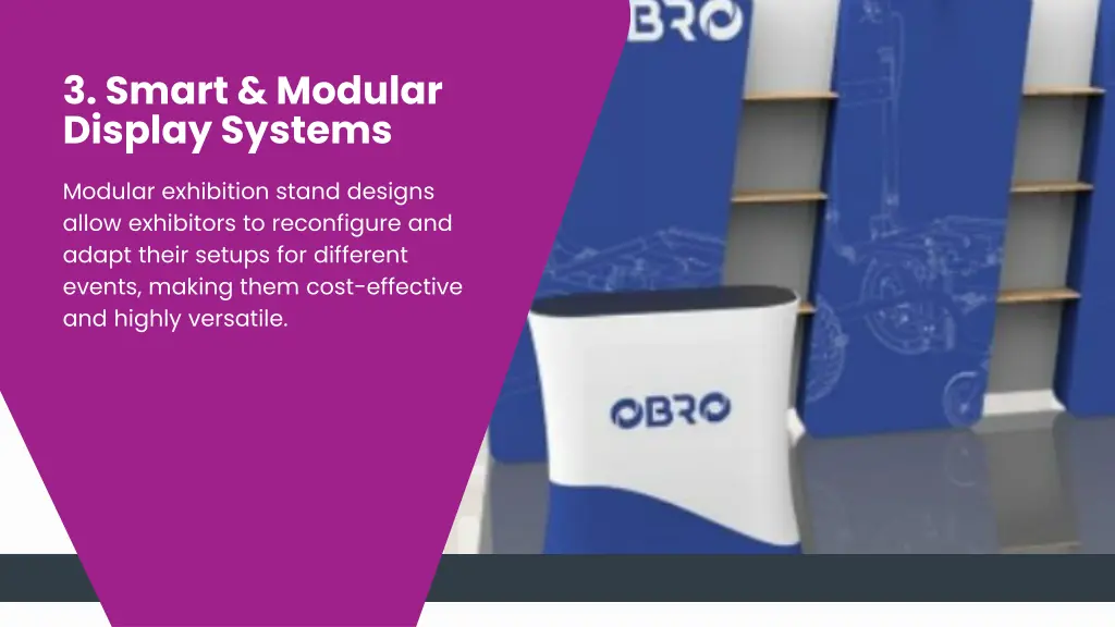 3 smart modular display systems