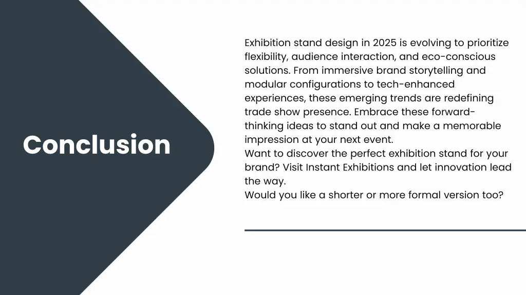exhibition stand design in 2025 is evolving