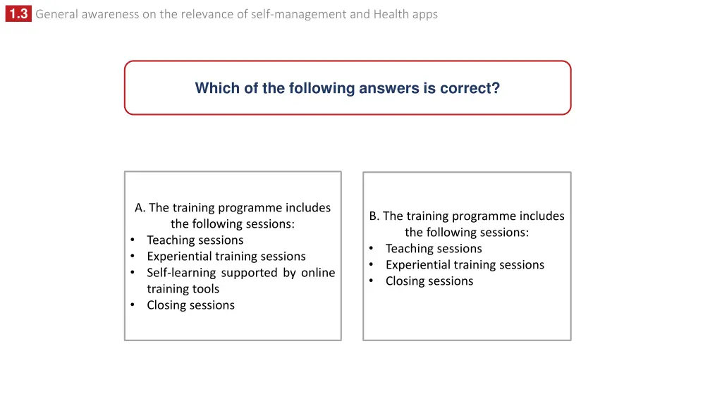 1 3 general awareness on the relevance of self 3