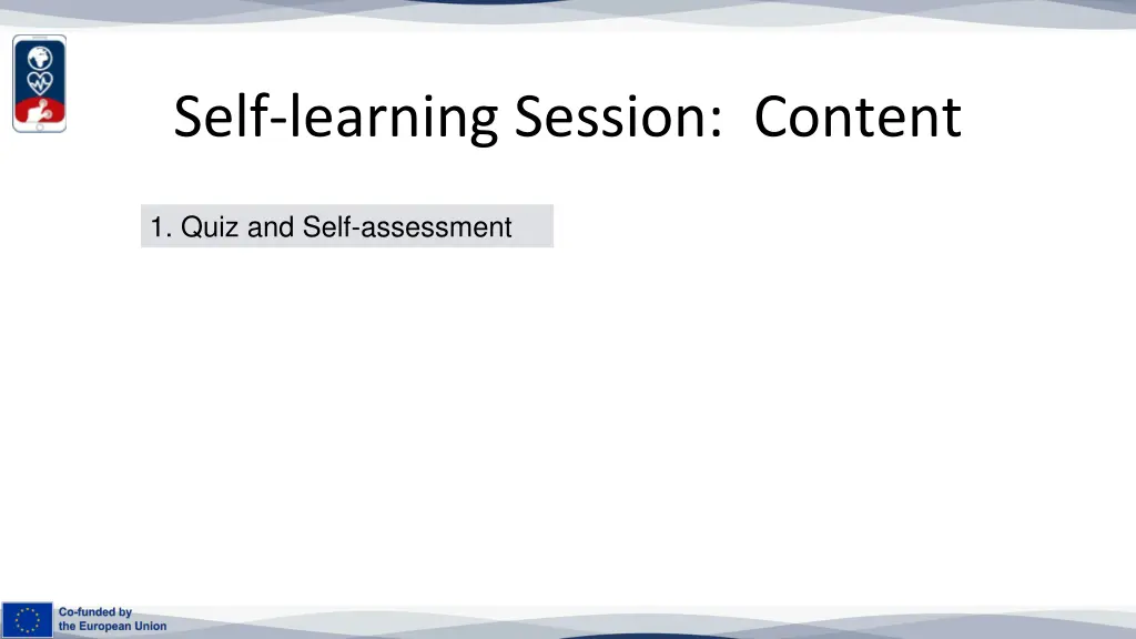 self learning session content
