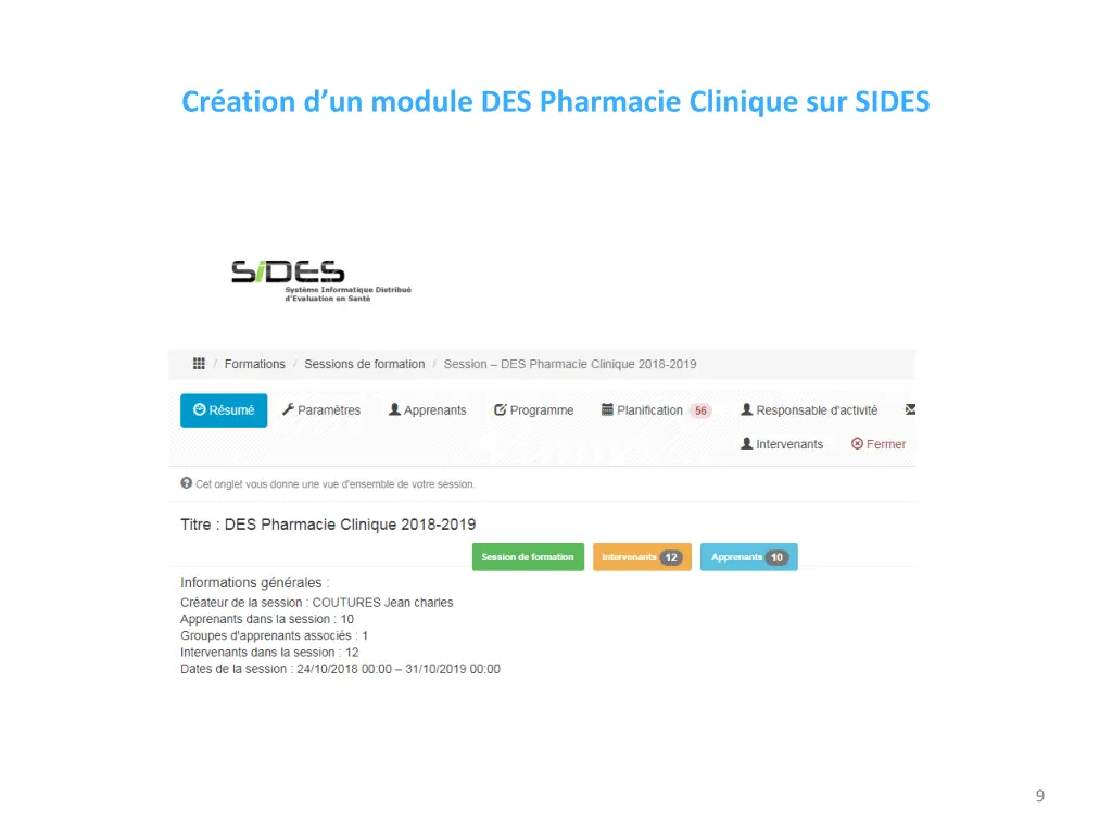 cr ation d un module des pharmacie clinique
