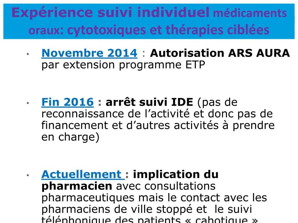 exp rience suivi individuel m dicaments oraux 1