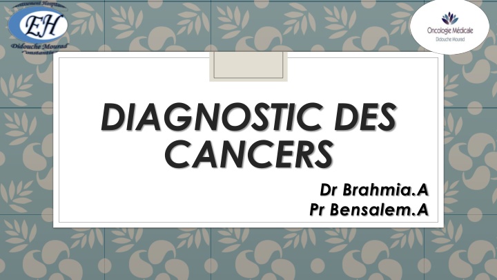 diagnostic des cancers