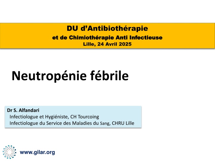 du d antibioth rapie et de chimioth rapie anti