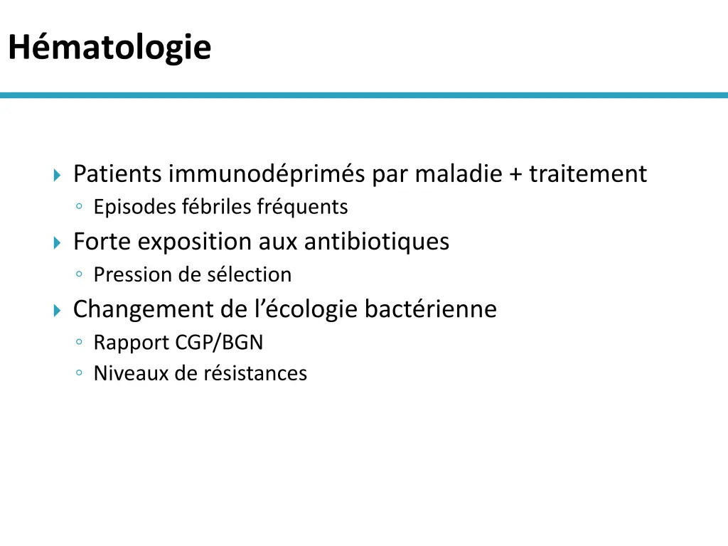 h matologie