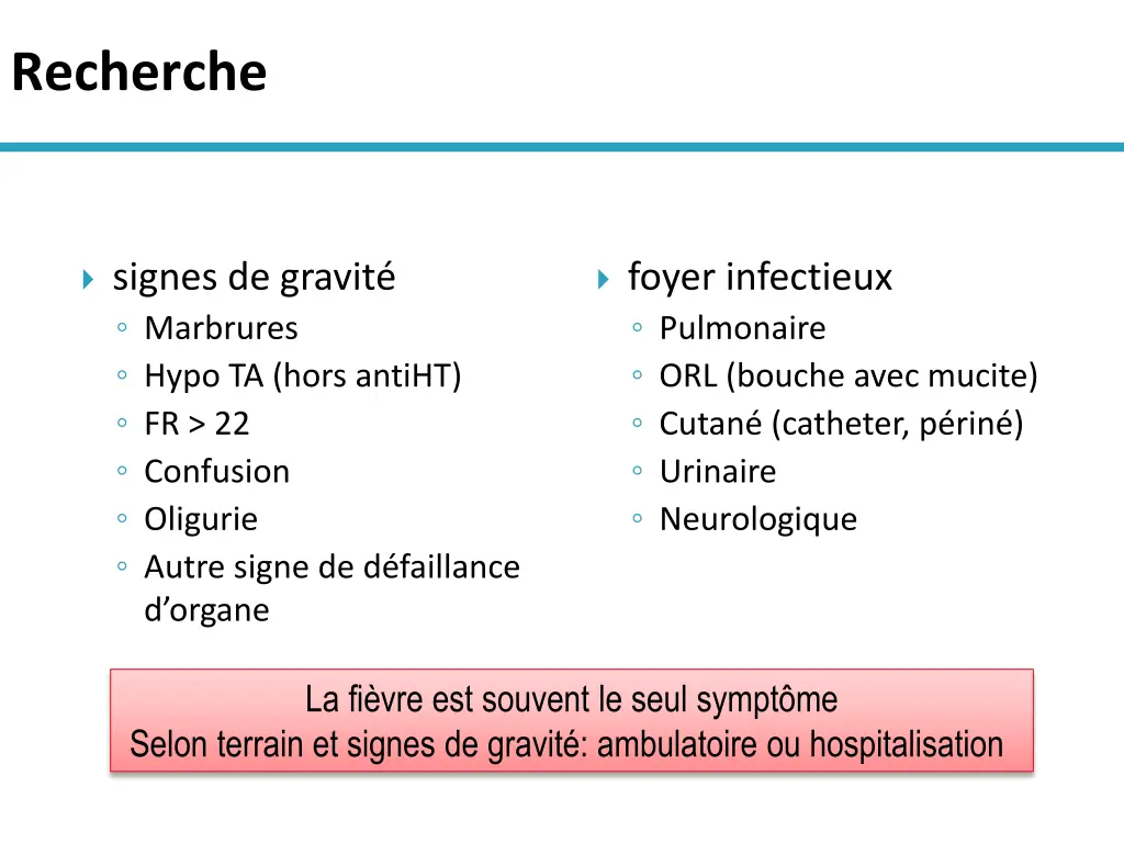 recherche