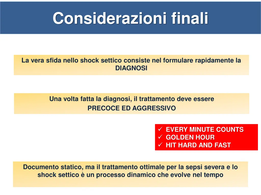 considerazioni finali