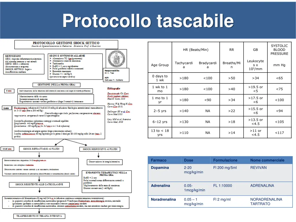protocollo tascabile