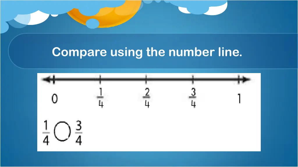 compare using the number line