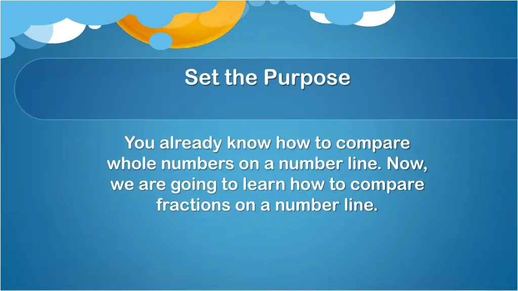 set the purpose
