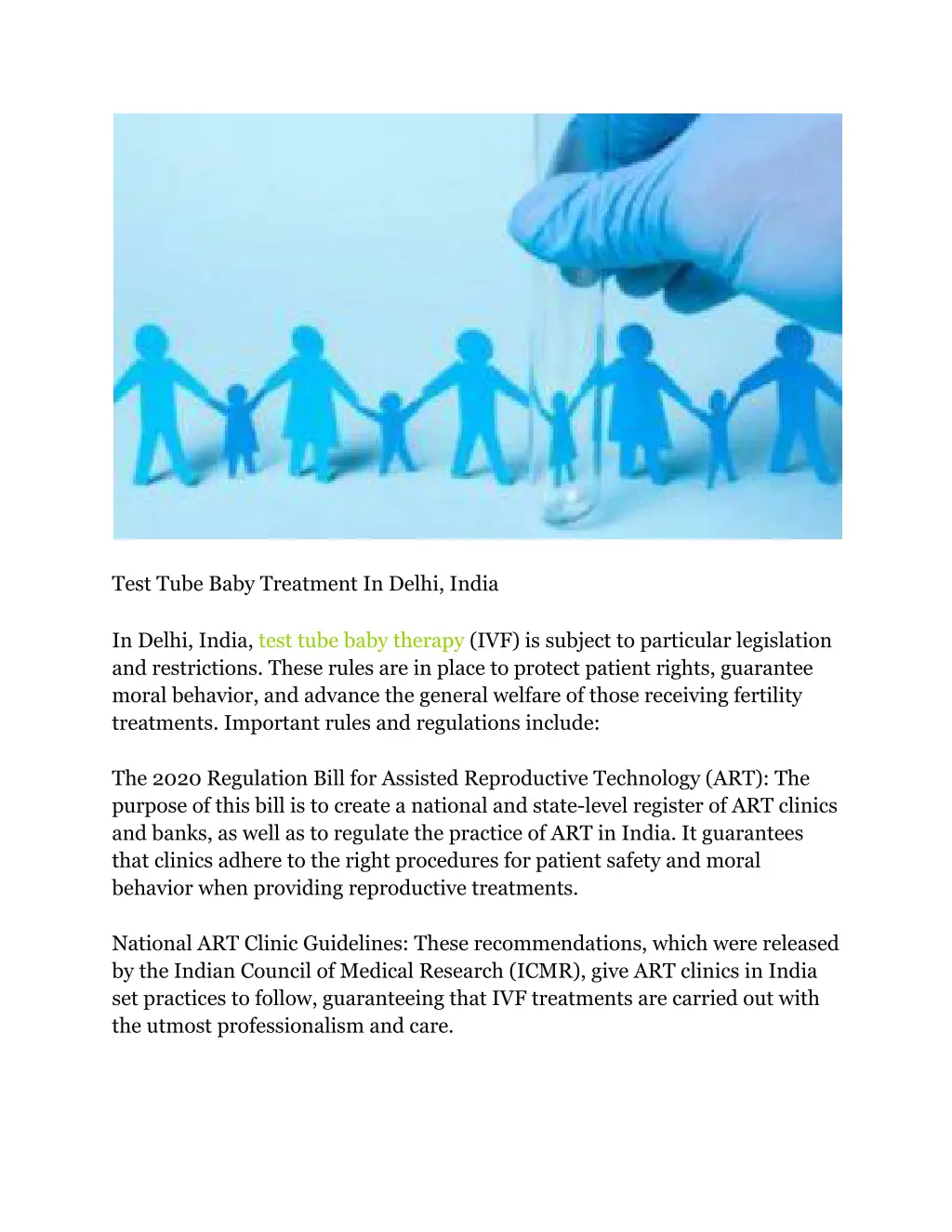 test tube baby treatment in delhi india