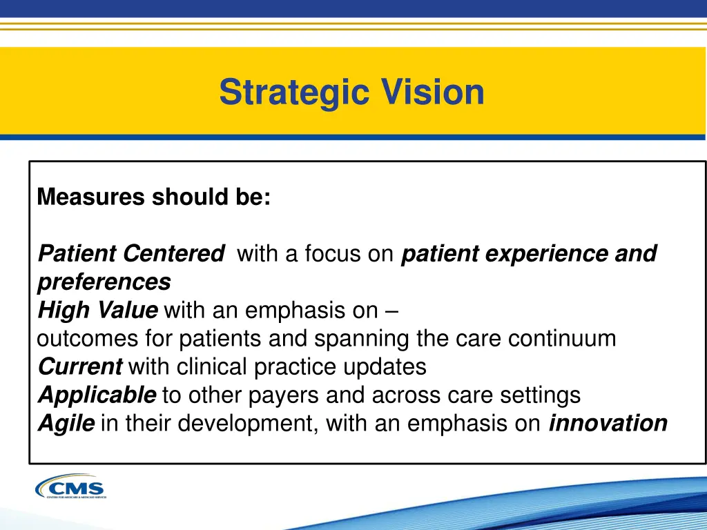 strategic vision