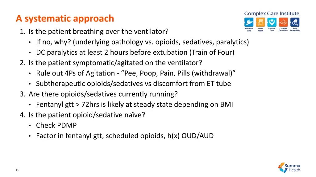 a systematic approach 1 is the patient breathing