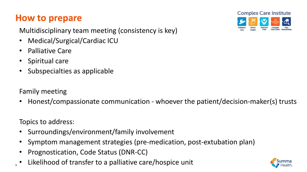 how to prepare multidisciplinary team meeting
