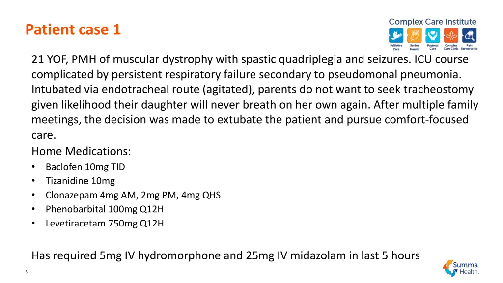 patient case 1