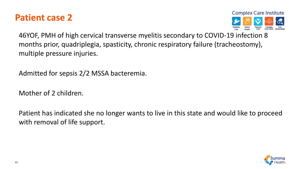 patient case 2
