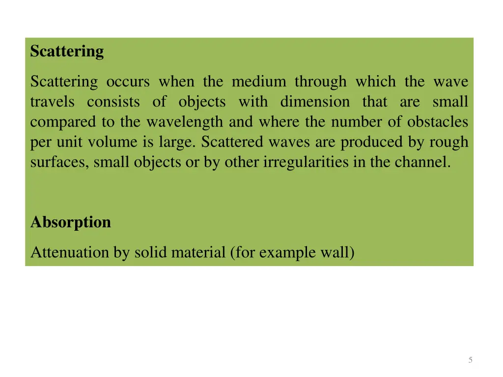 scattering