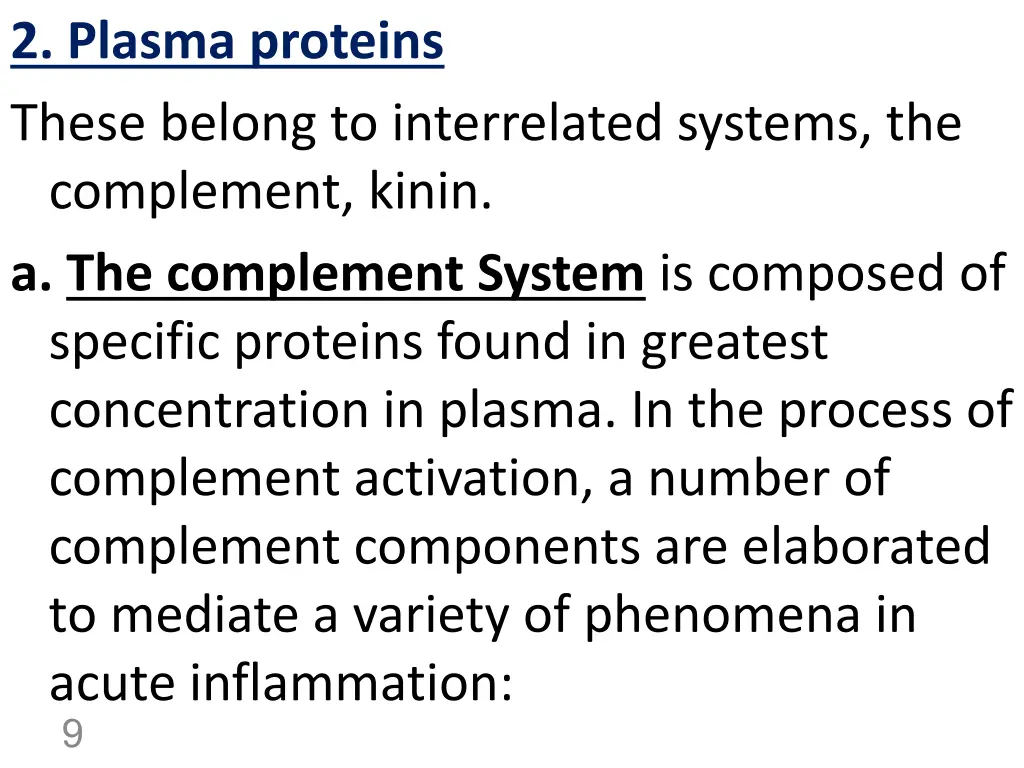 2 plasma proteins these belong to interrelated