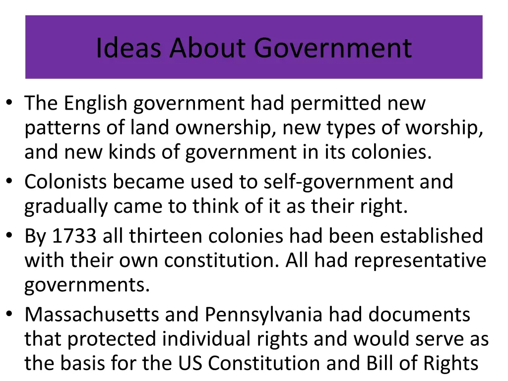 ideas about government 1