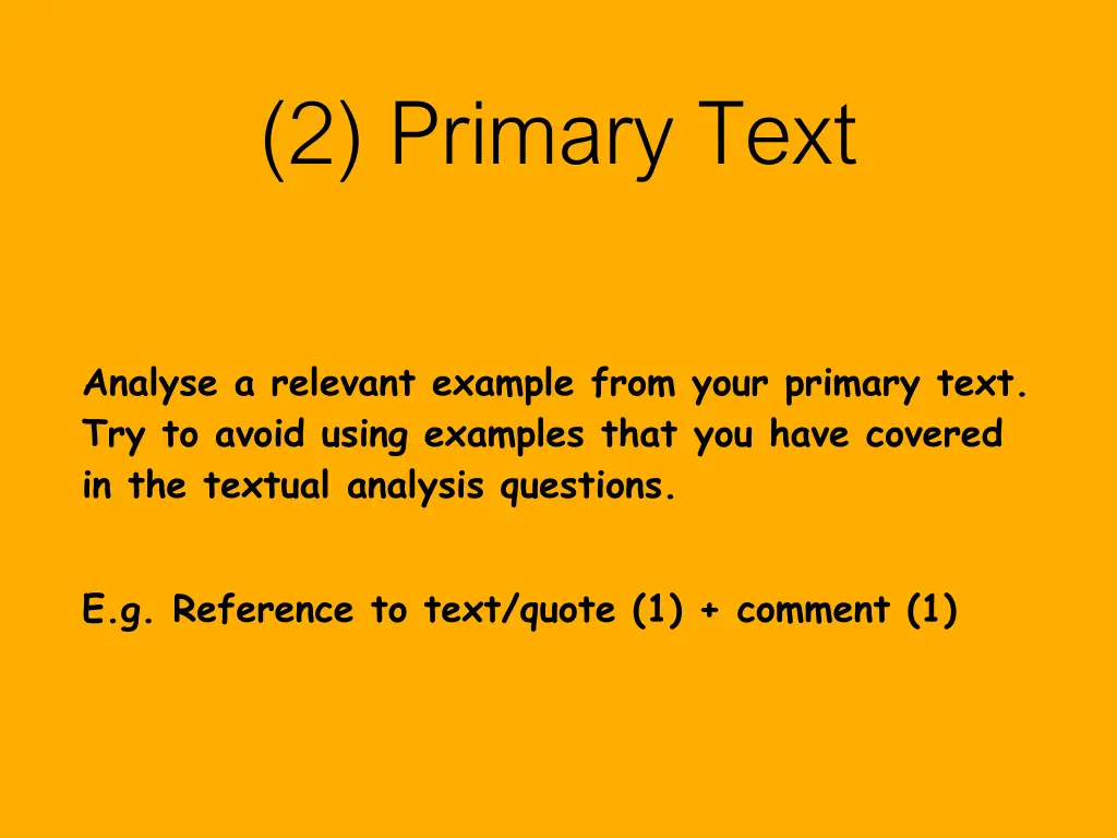 2 primary text