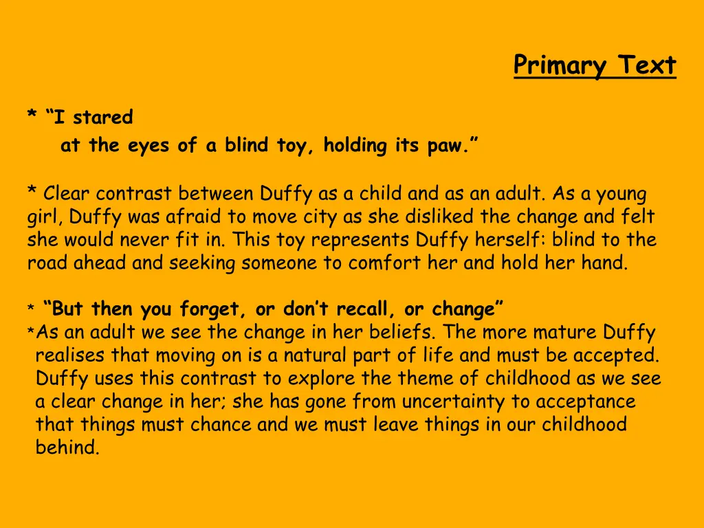 primary text