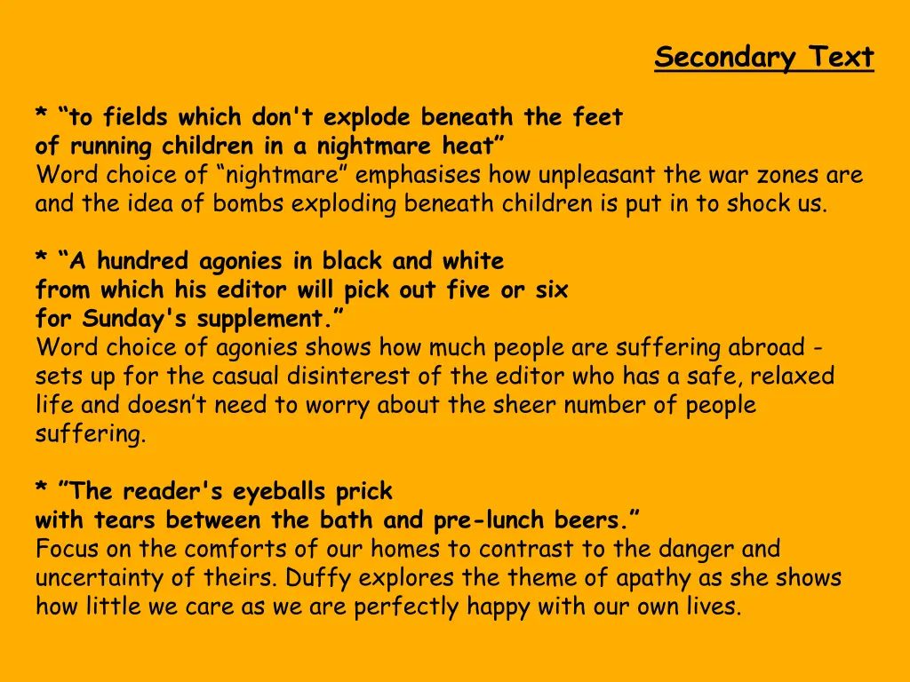 secondary text 1