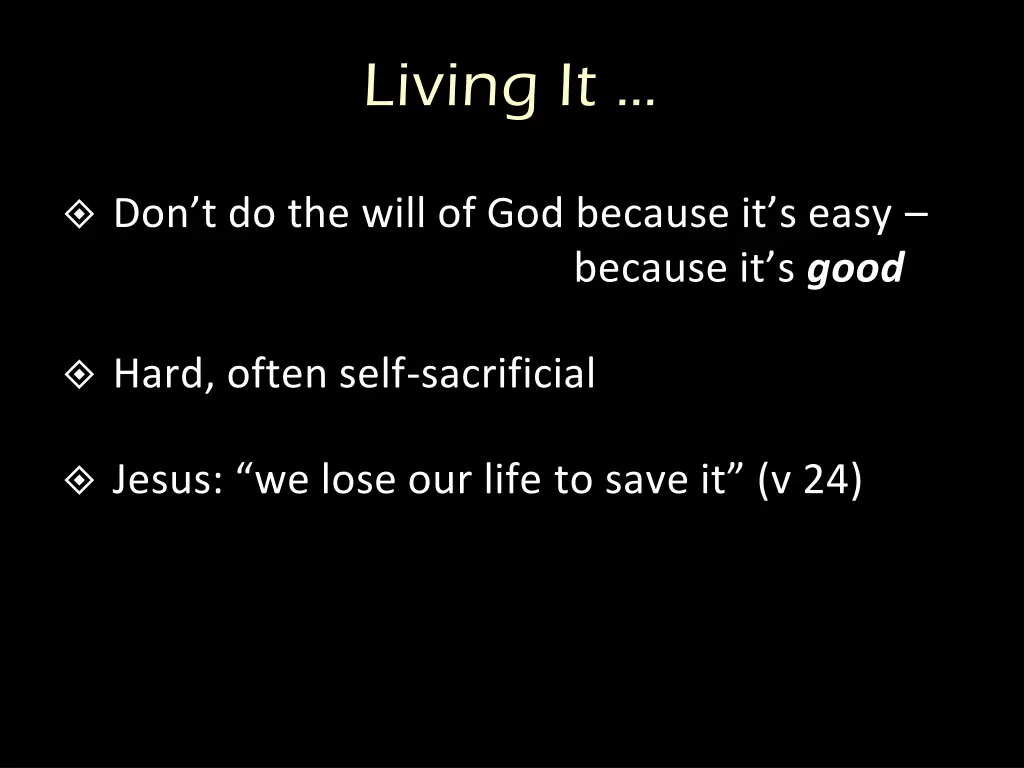 living it 1