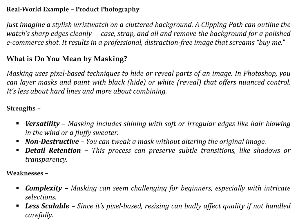 real world example product photography