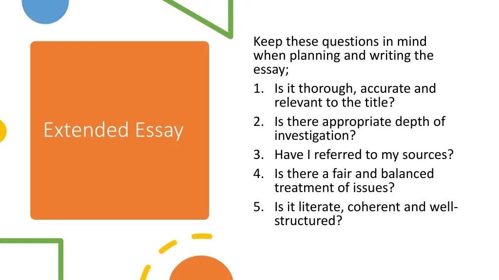 keep these questions in mind when planning