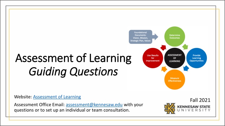 assessment of learning assessment of learning