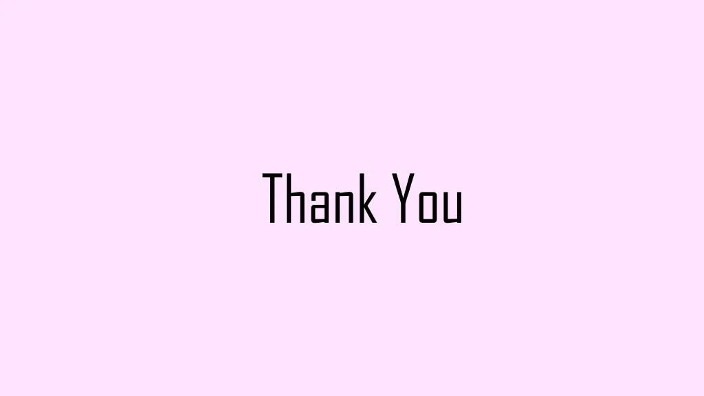 thank you