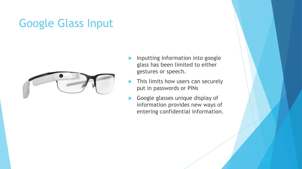 google glass input