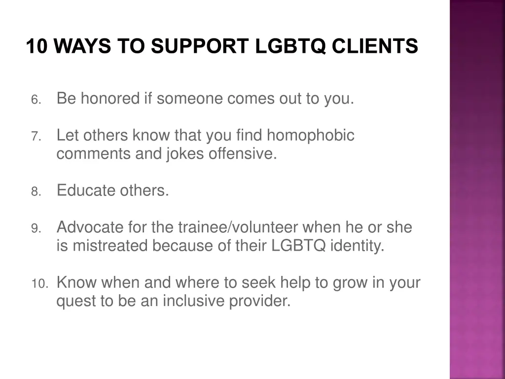 10 ways to support lgbtq clients 1