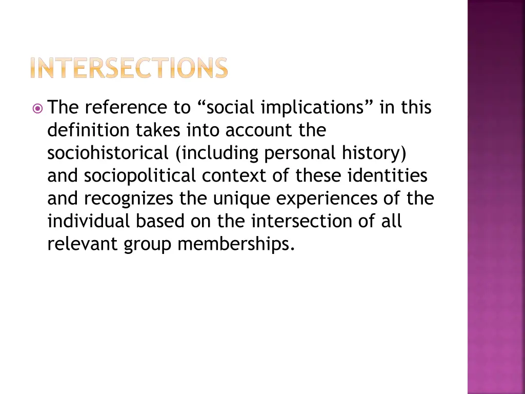 intersections 1