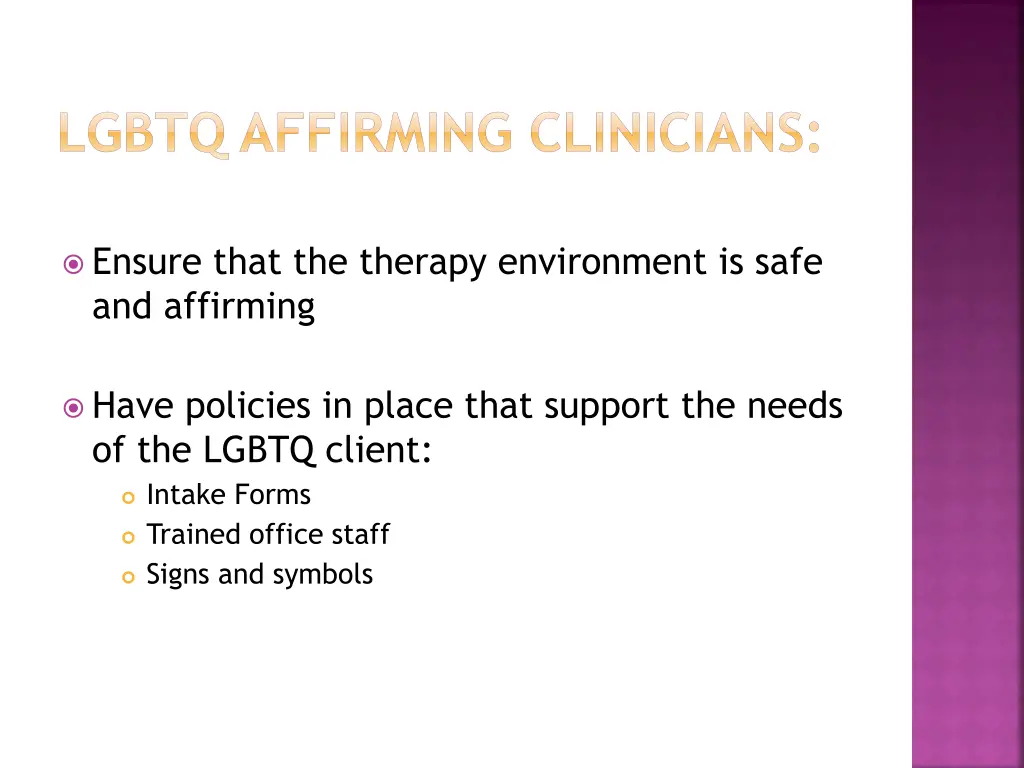 lgbtq affirming clinicians