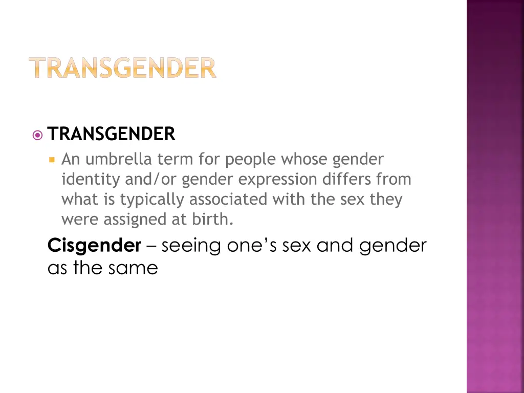 transgender