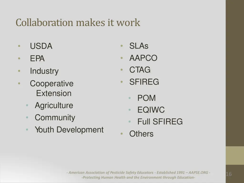 collaboration makes it work