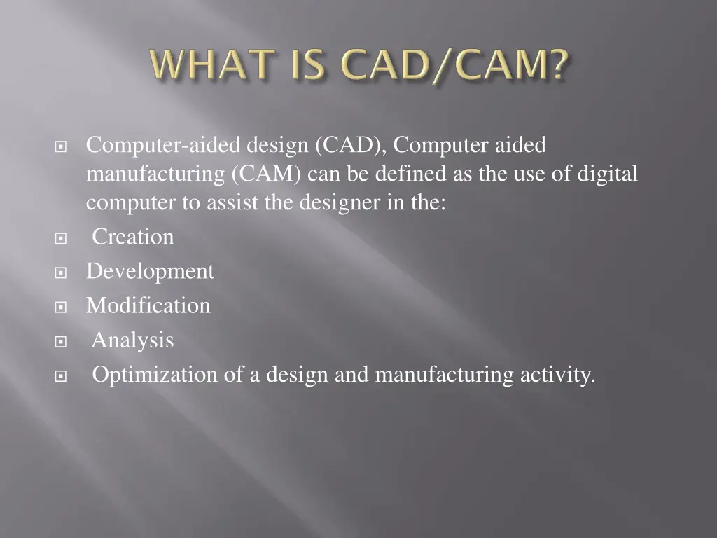 computer aided design cad computer aided