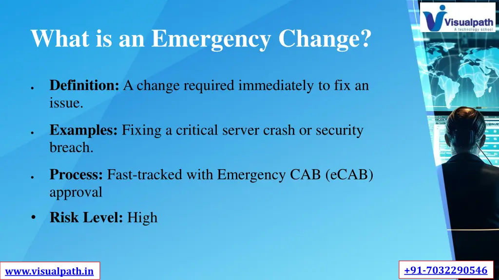 what is an emergency change