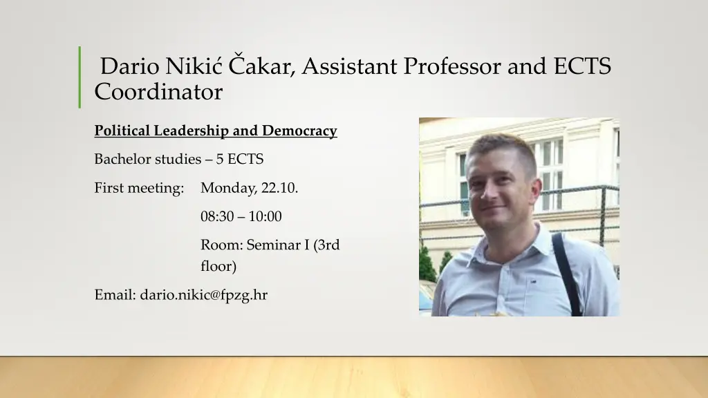 dario niki akar assistant professor and ects