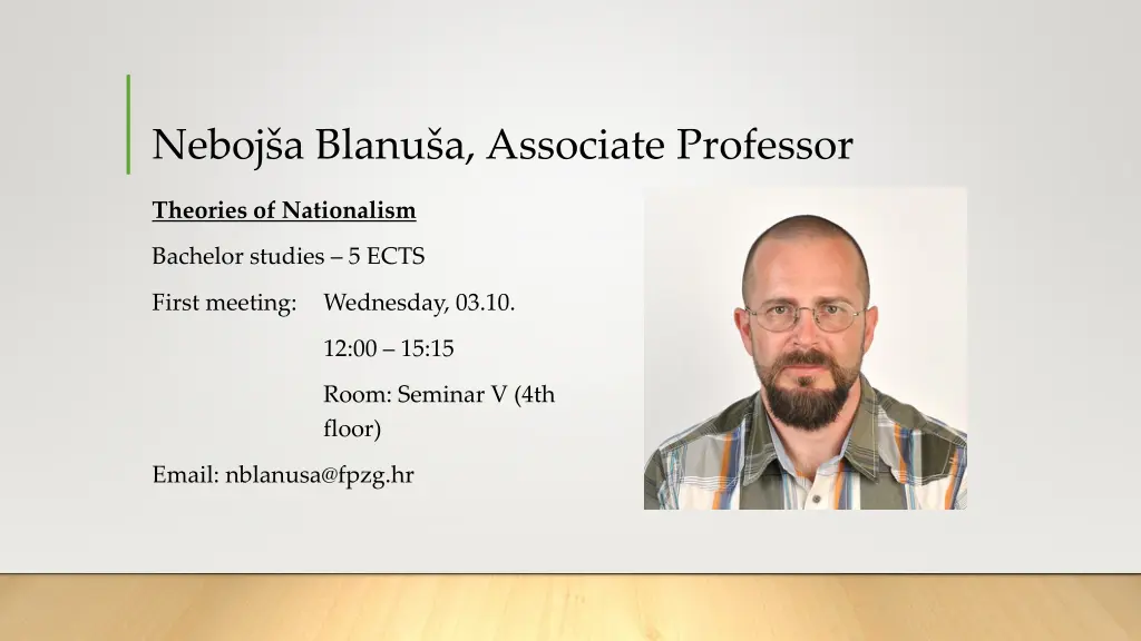 neboj a blanu a associate professor