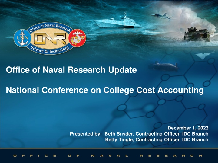 office of naval research update