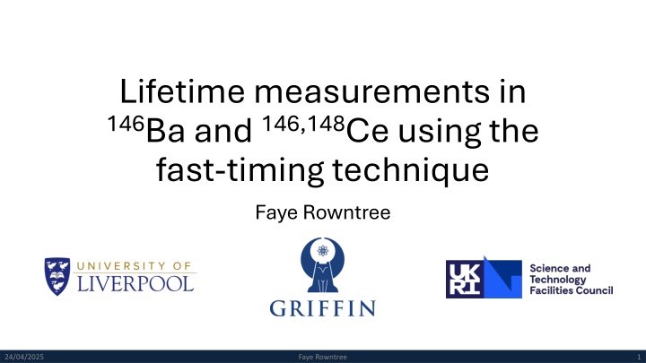 lifetime measurements